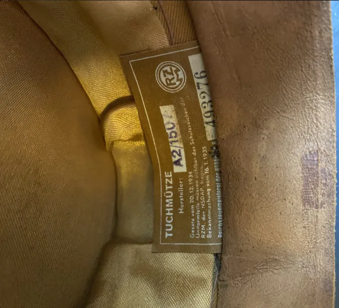 Ortsgruppe level, NSDAP Political Leader's Visor Cap - Militaria Khan