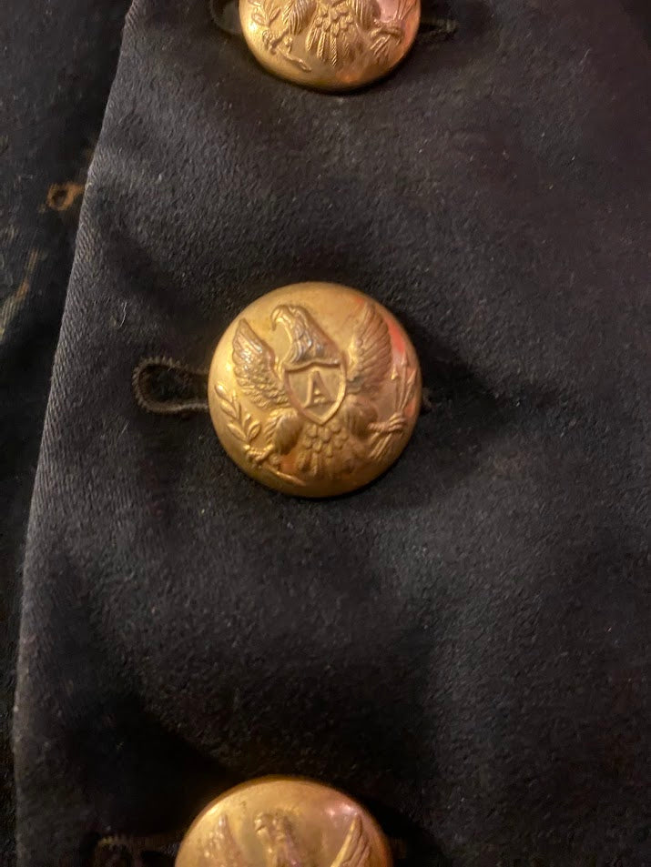 Civil War 1862 Union 1st Lieutenant Of the Artillery Officers Frock Coat