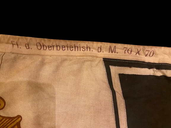 Kreigsmarine Commander-In-Chief Flag - Militaria Khan